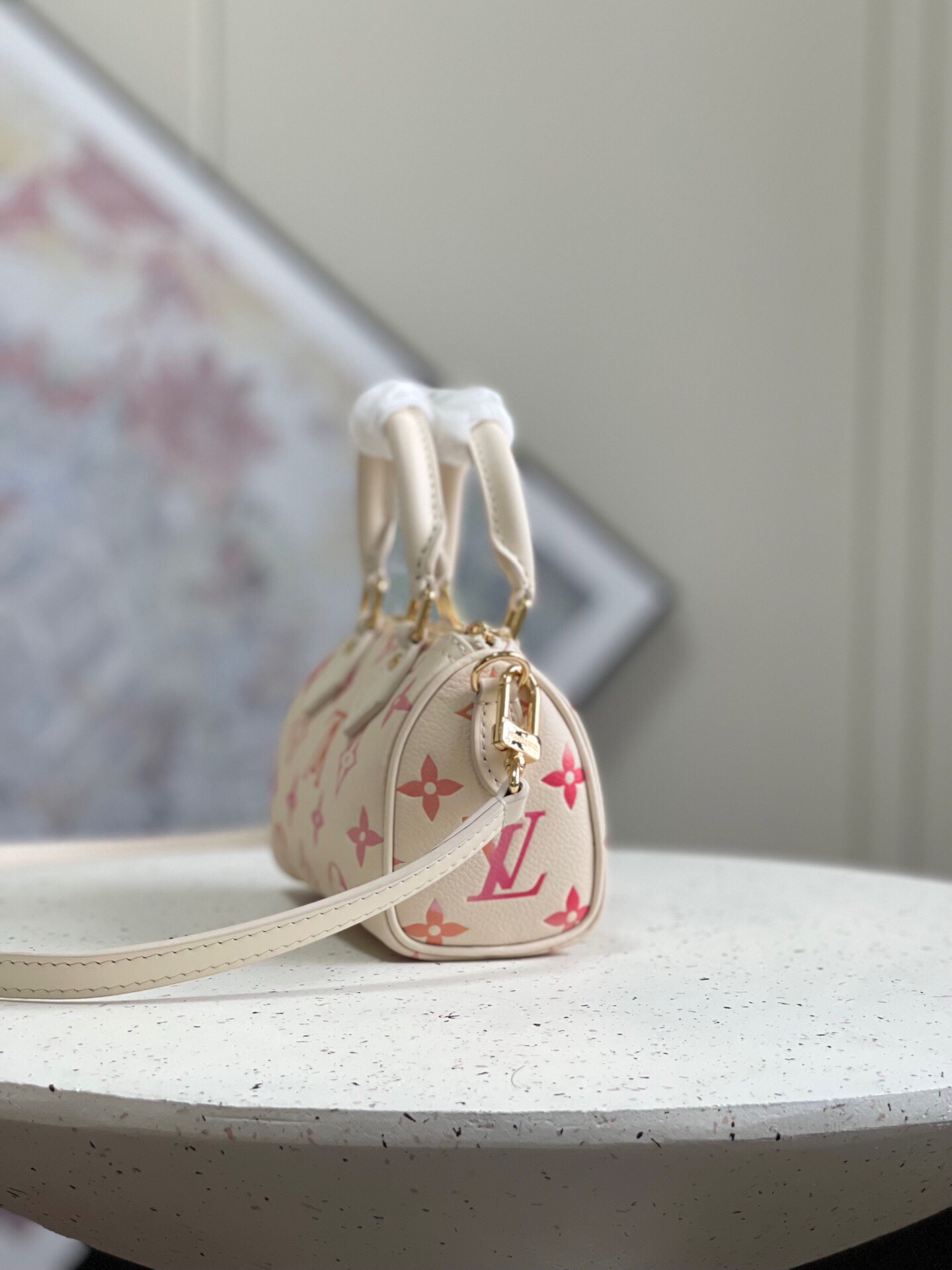 LV Nano speedy bag M83452 16*10*7.5CM