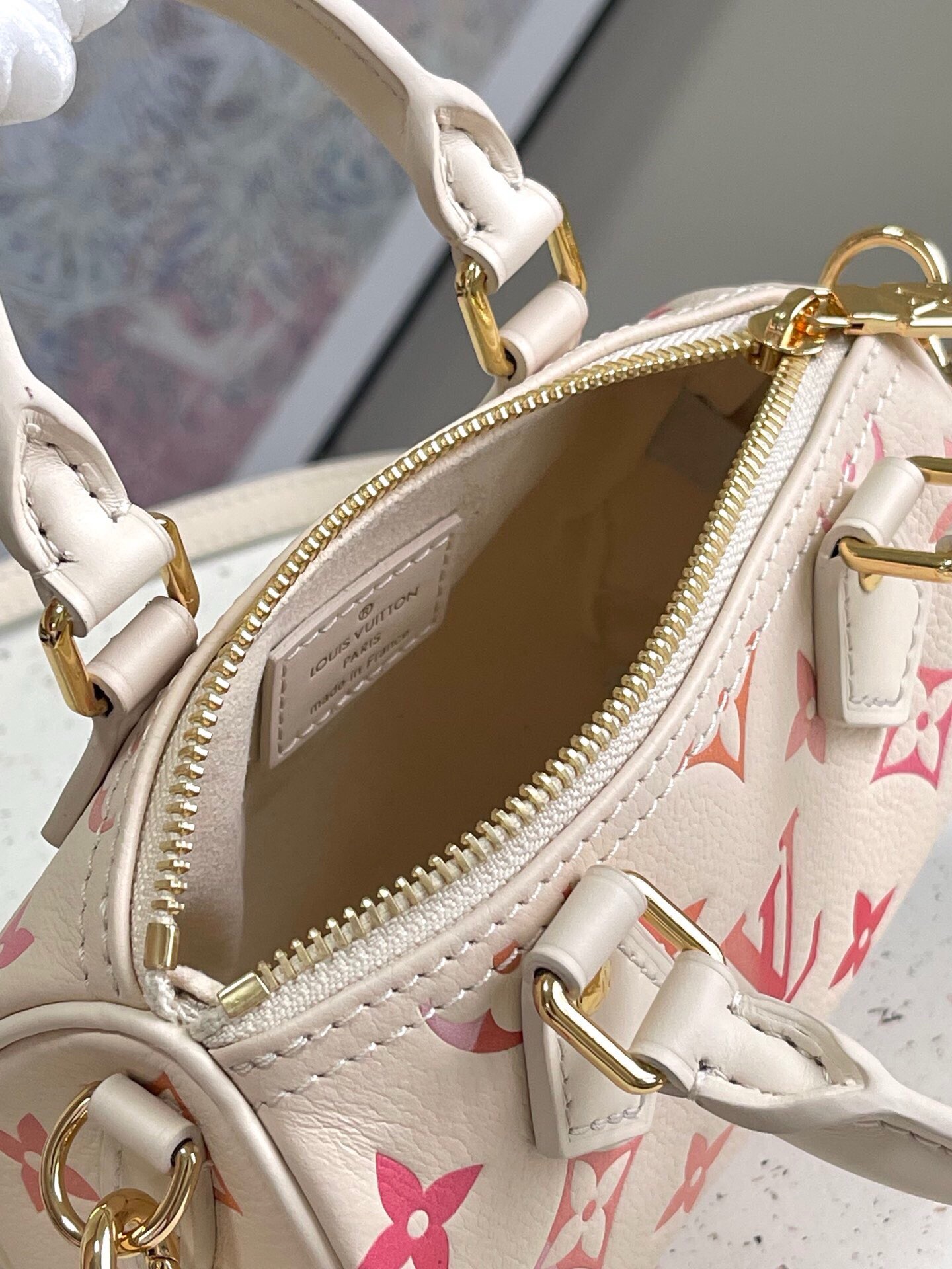LV Nano speedy bag M83452 16*10*7.5CM