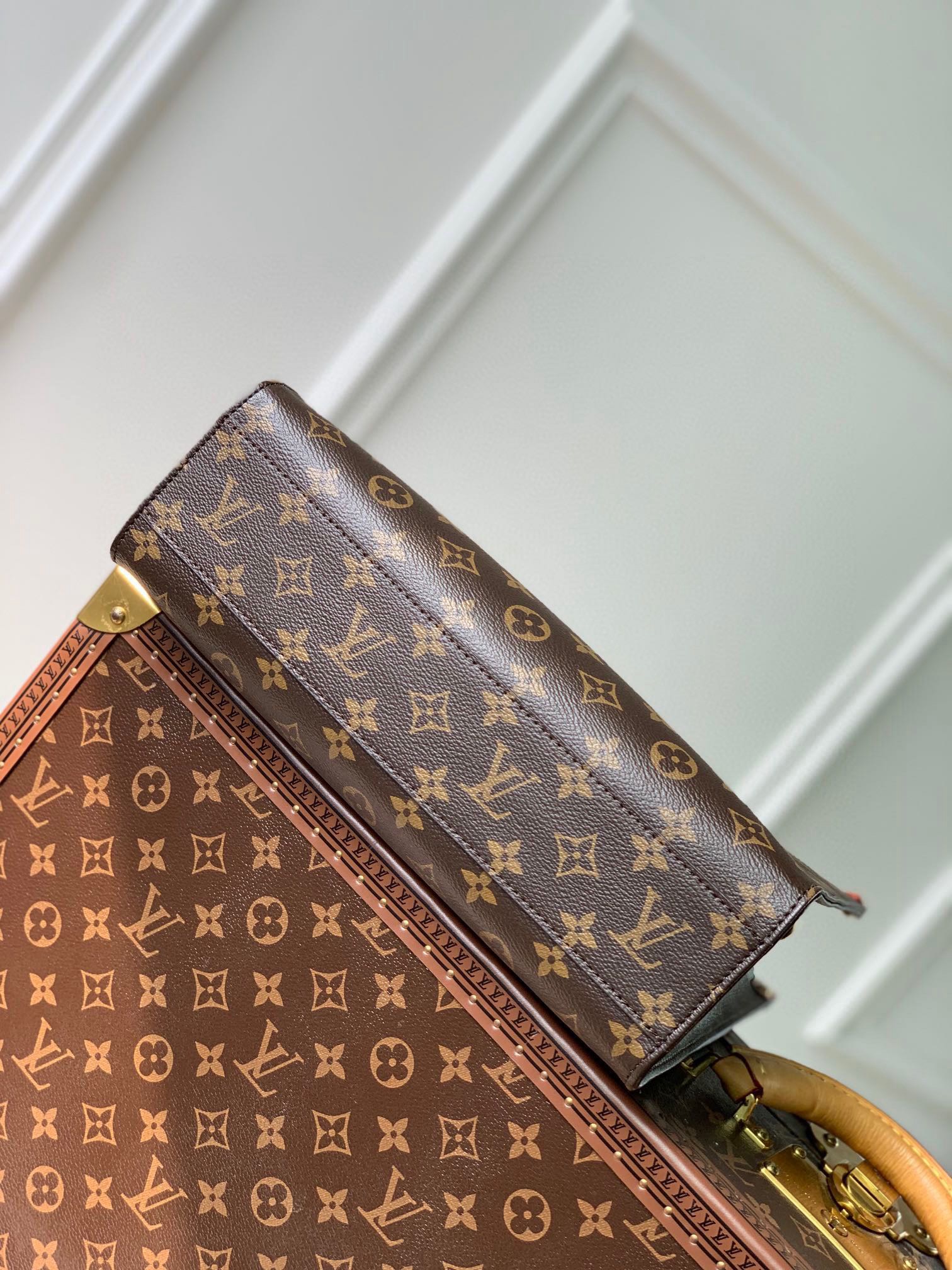 LV Sac Plat  Monogram 30*32*10CM
