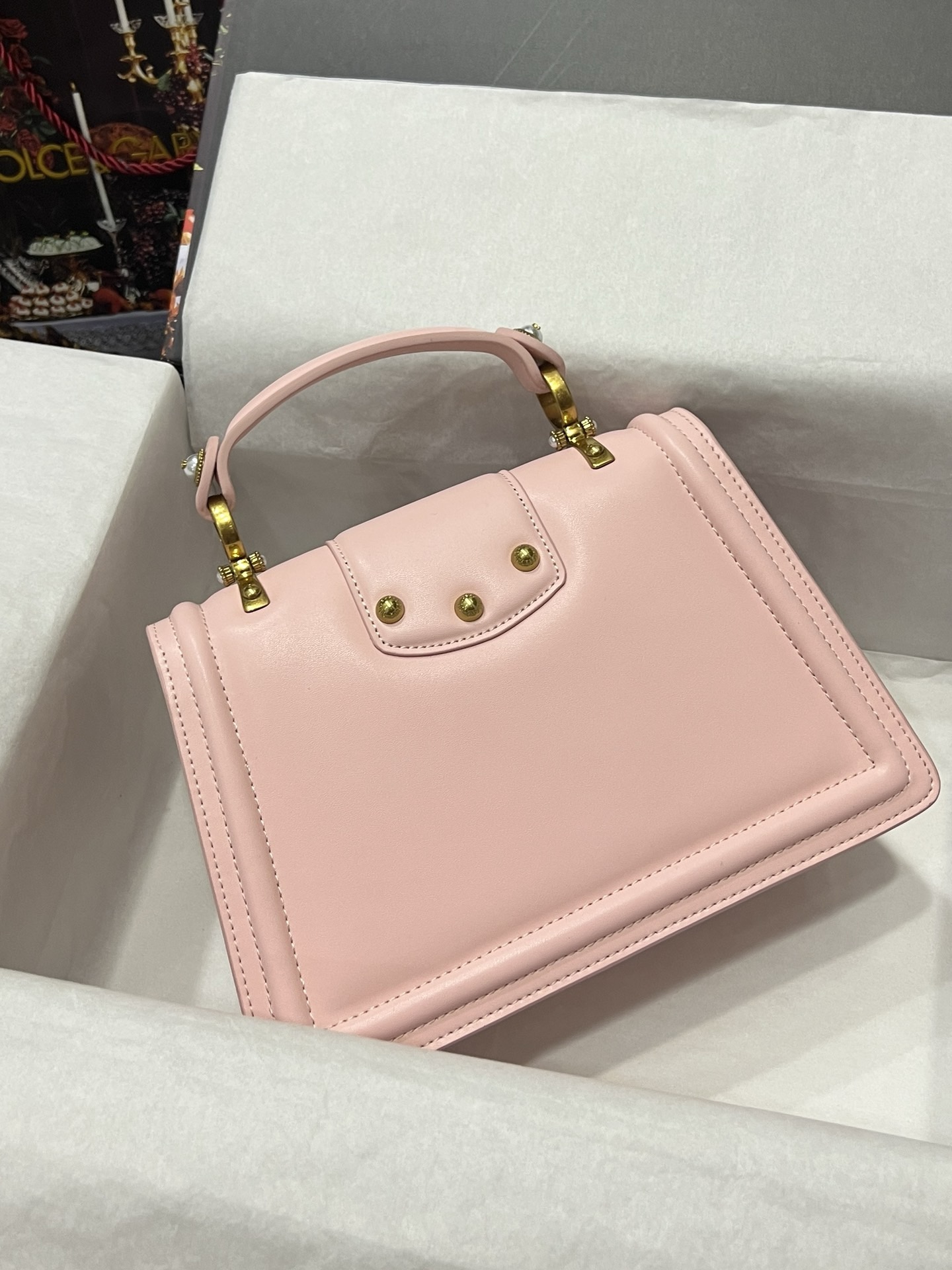 Dolce & Gabbana Amore Shoulder Bag pink  27CM