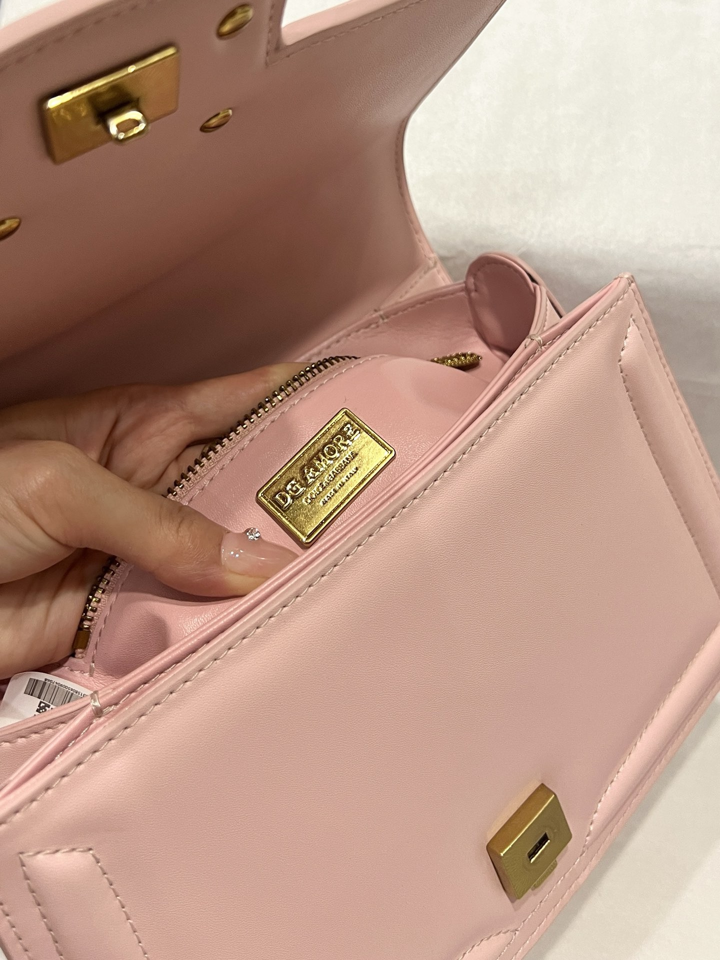 Dolce & Gabbana Amore Shoulder Bag pink  27CM