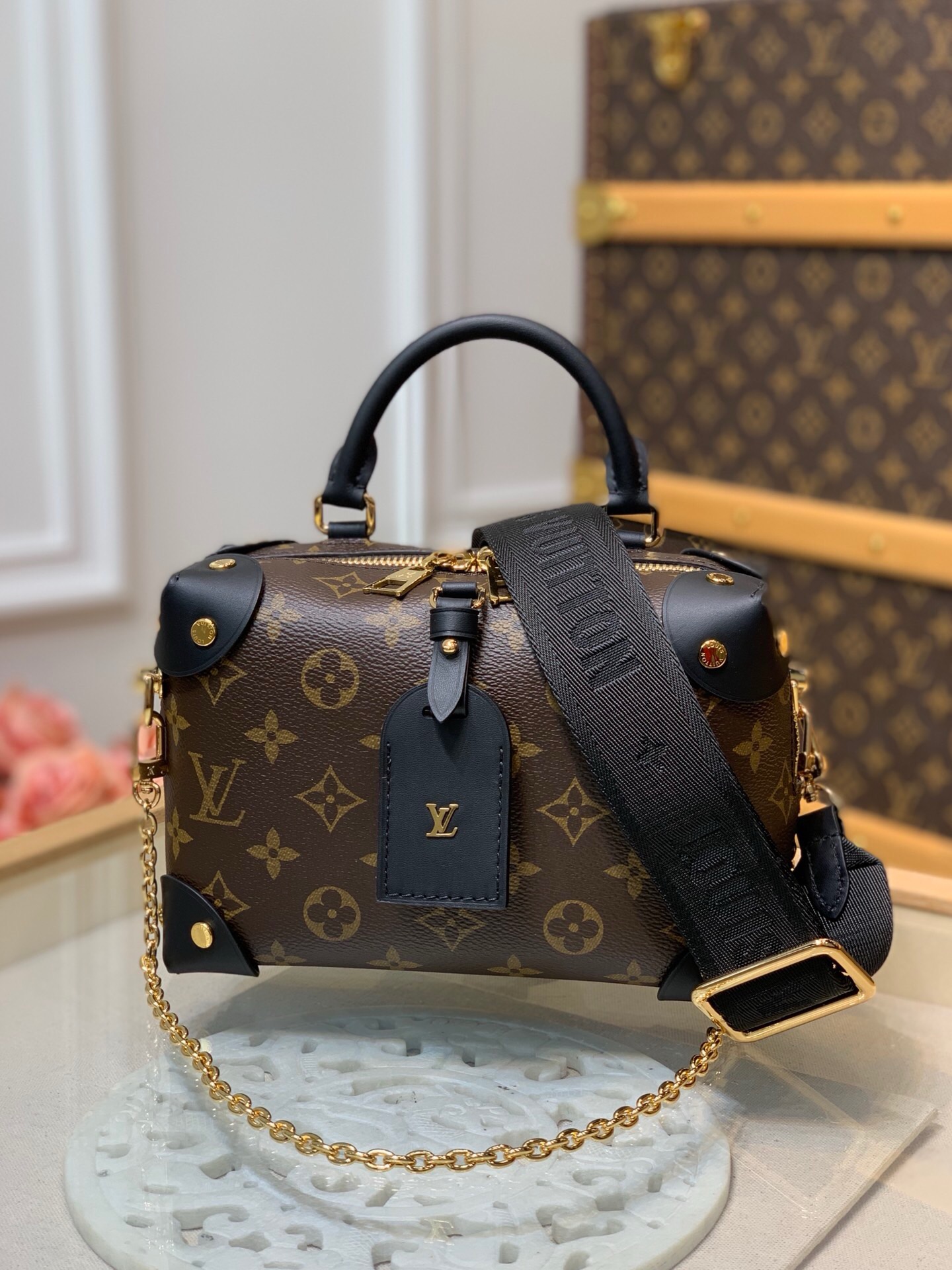 LV petite malle souple M45571 20*14*7.5CM