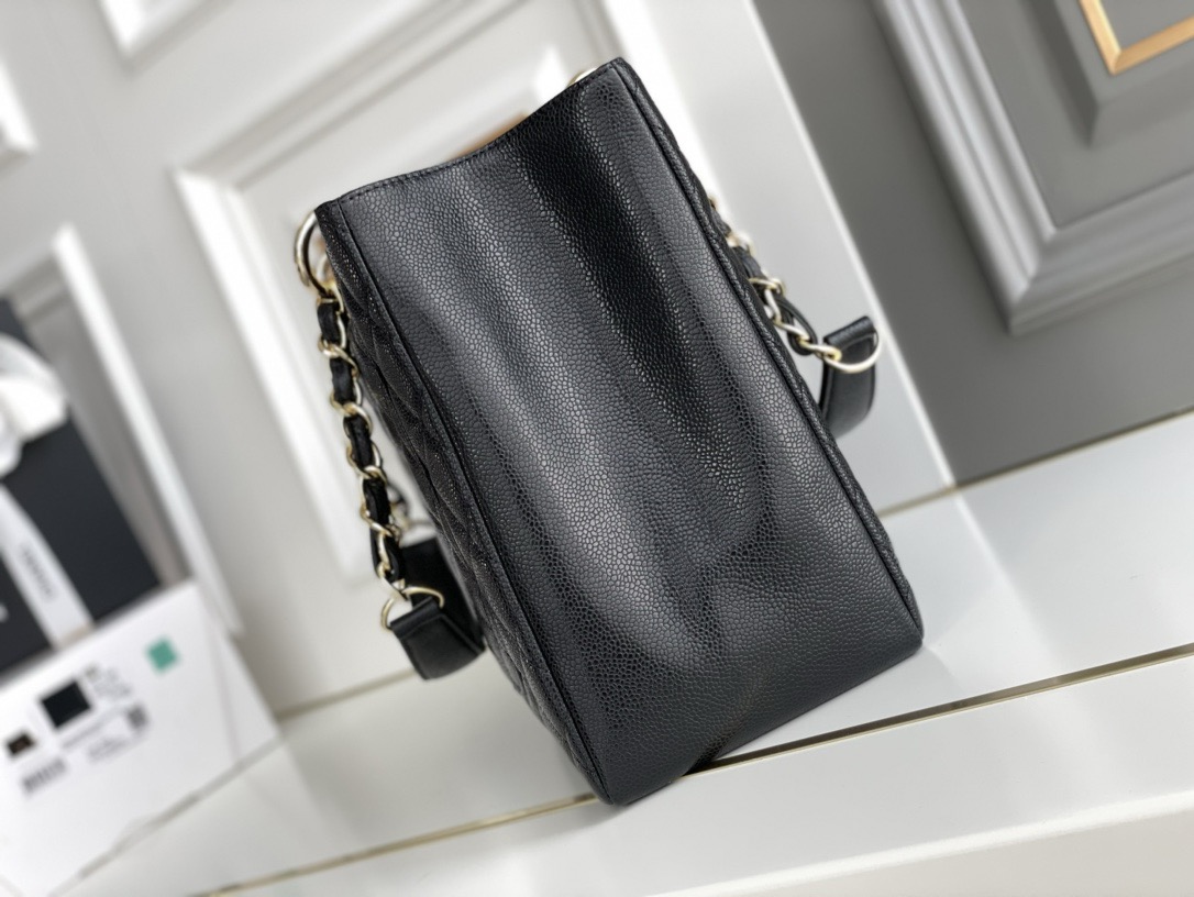 Ch*el caviar grand shopping tote 34*24*12cm