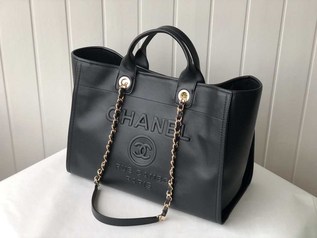 Ch*el beach tote bag 39cm