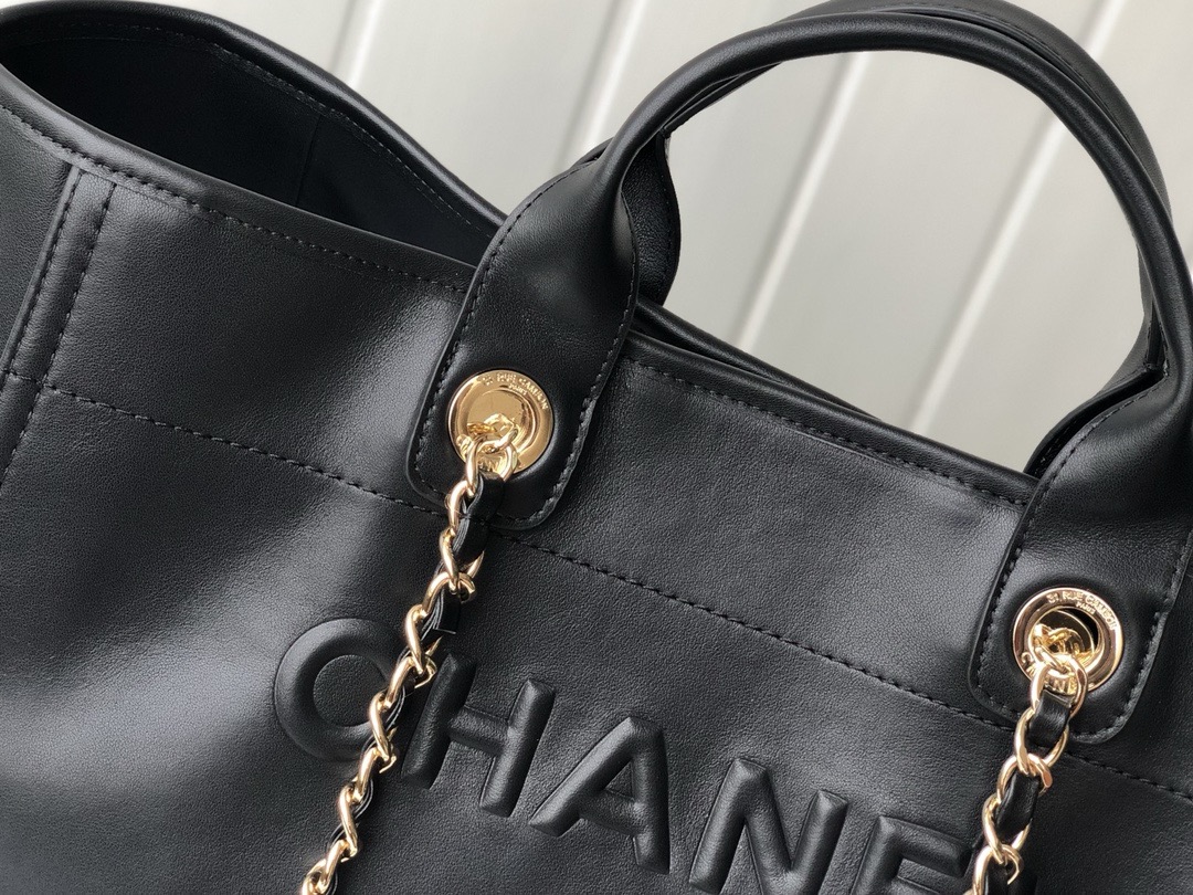Ch*el beach tote bag 39cm