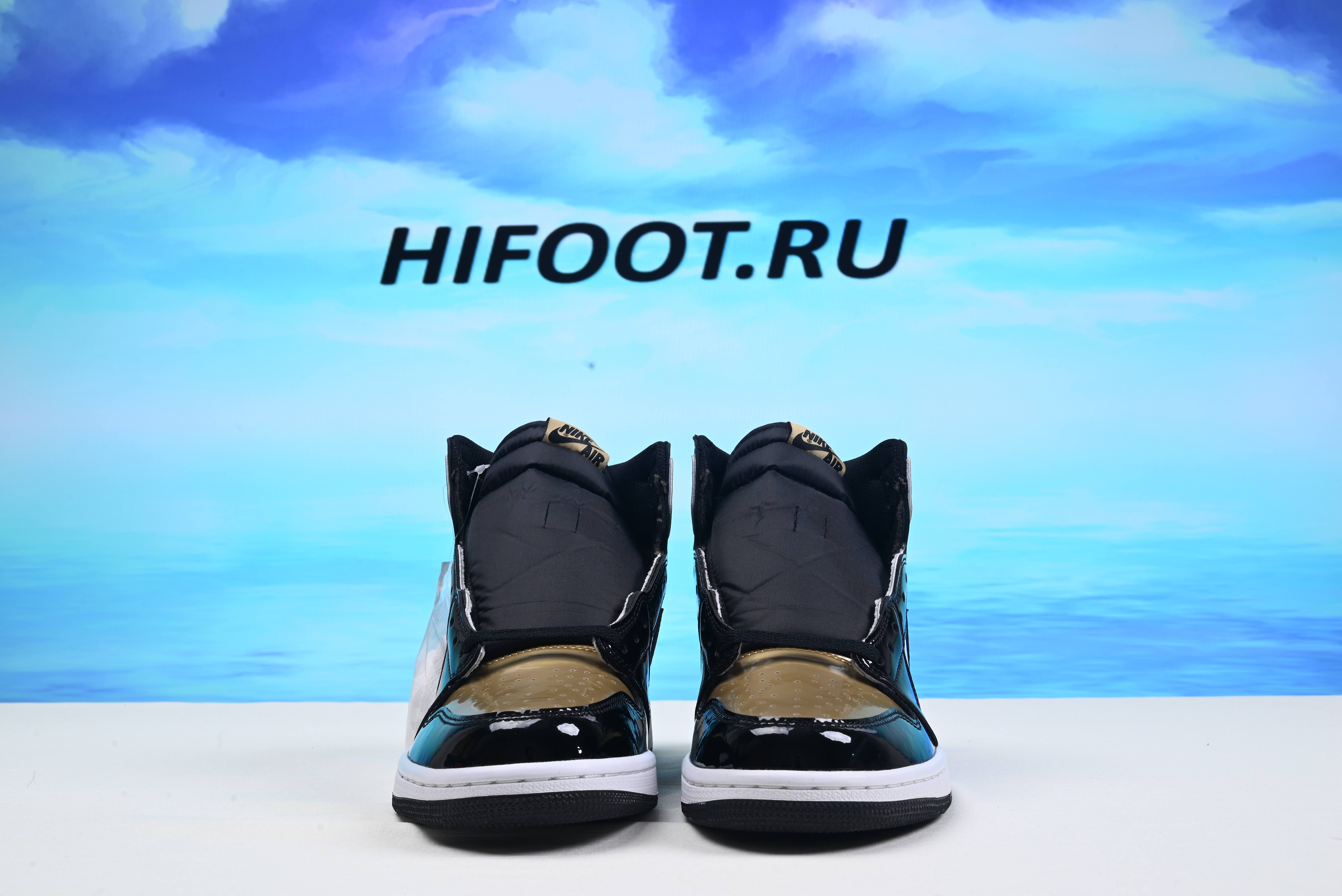 Jordan 1 Retro High NRG Patent Gold Toe 861428-007