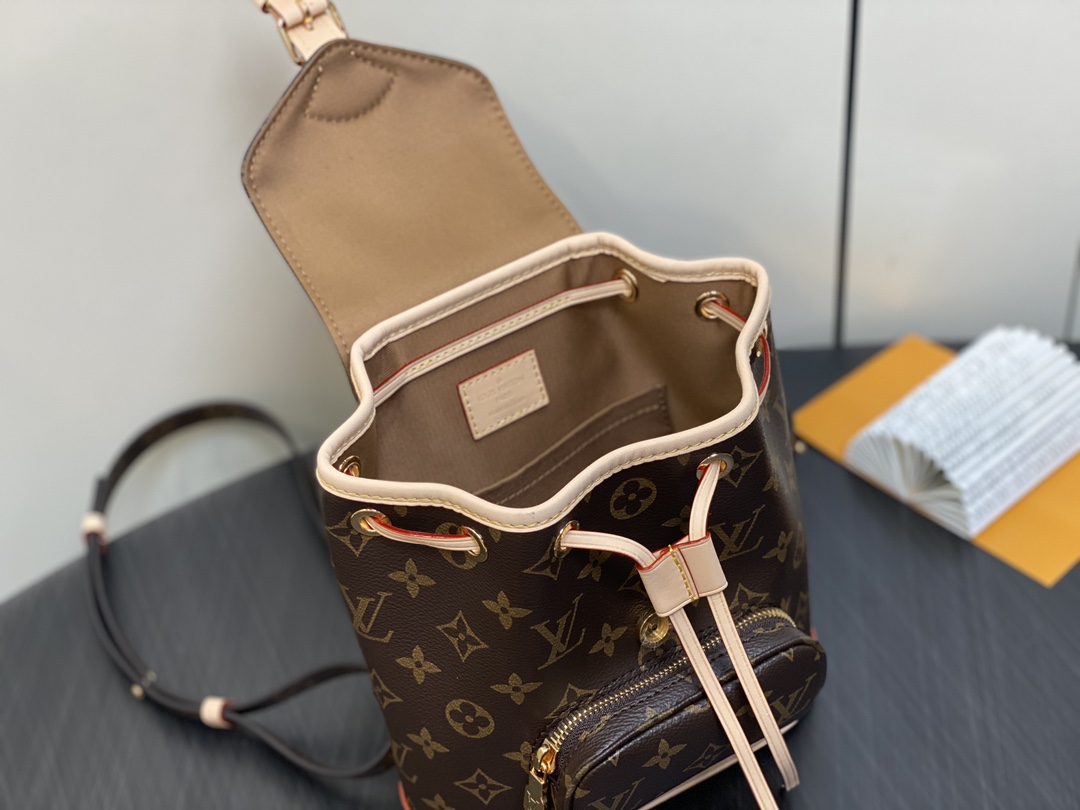 LV backpack bag Mini 24*25*12CM