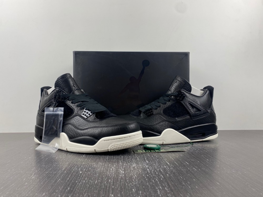 Jordan 4 Retro Pony Hair Black  819139-010