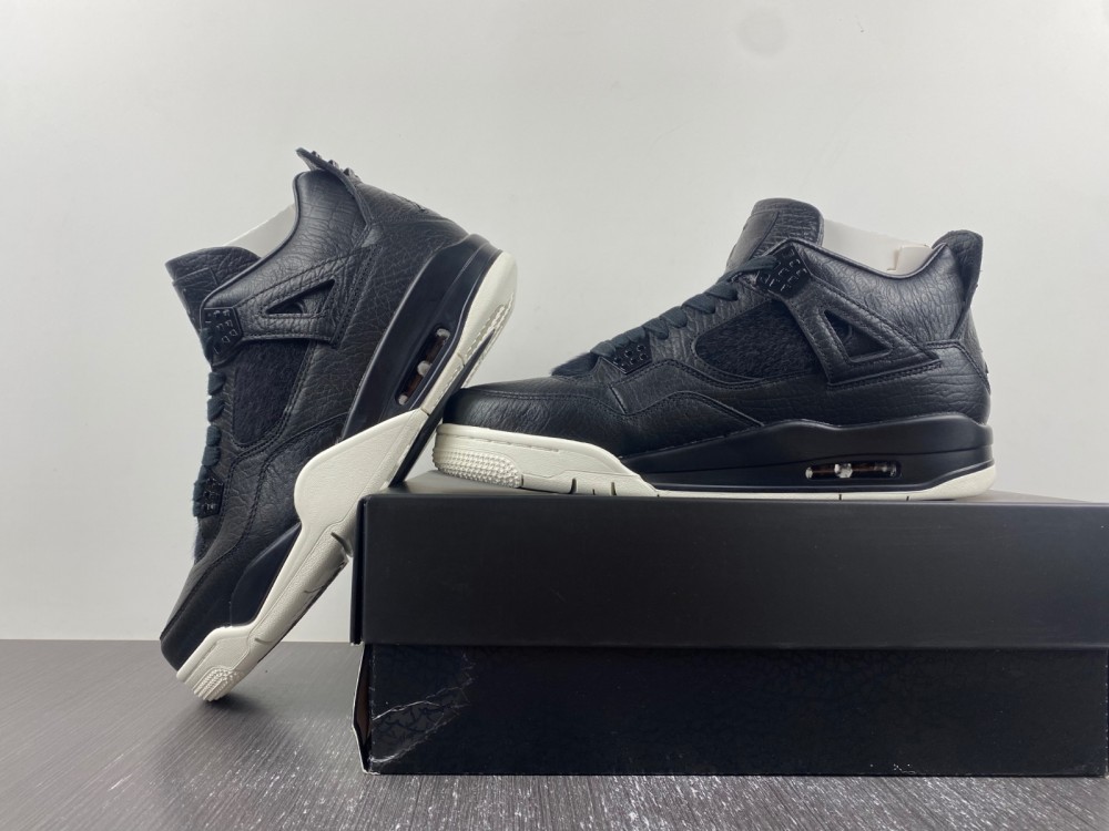 Jordan 4 Retro Pony Hair Black  819139-010