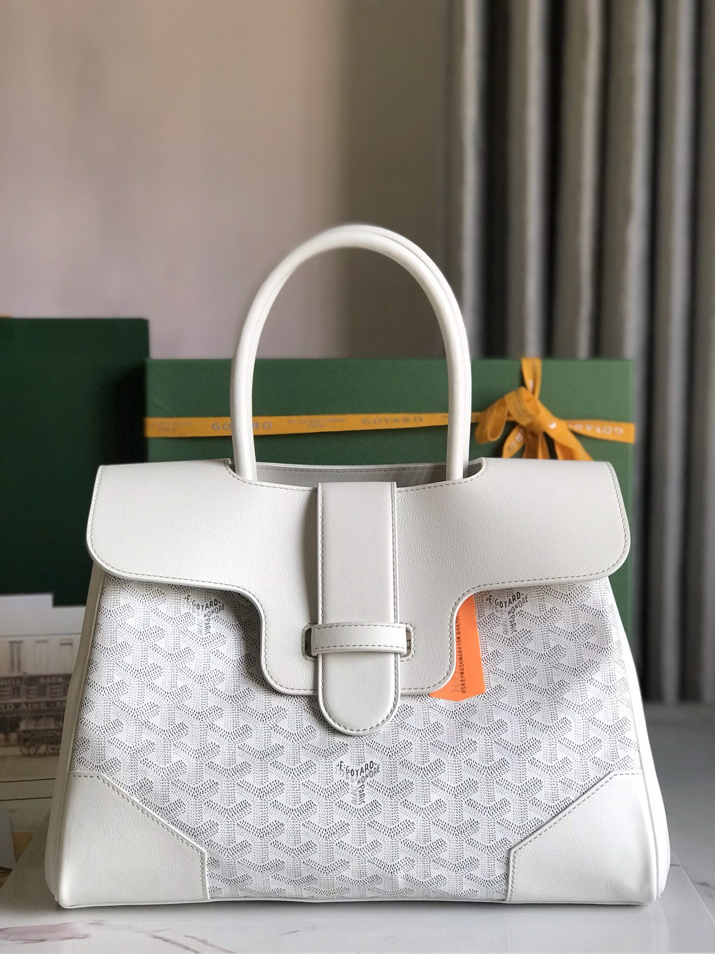 Go*ard tote bag 34*25*16cm white 2024071002