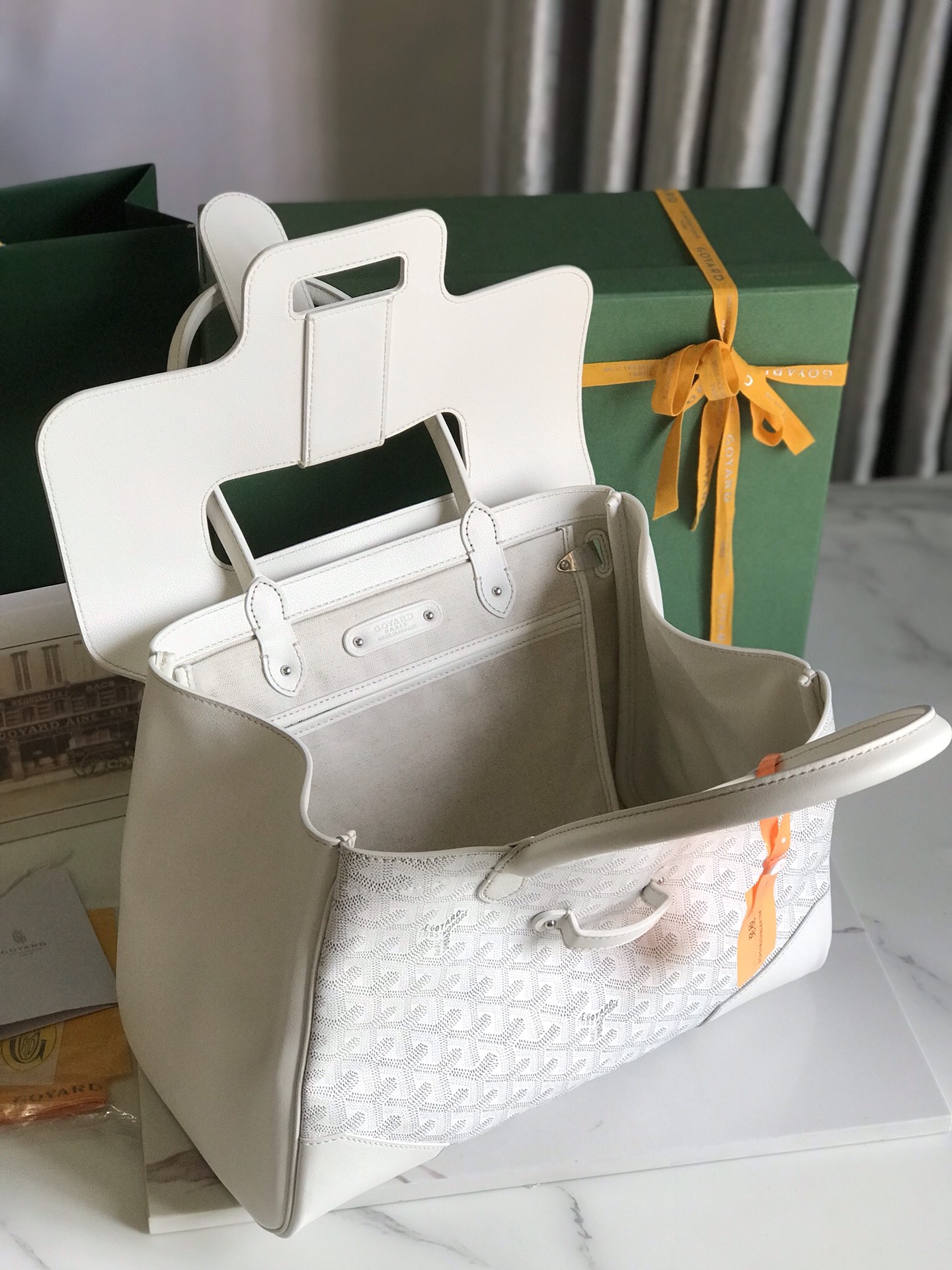 Go*ard tote bag 34*25*16cm white 2024071002