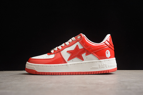 A Bathing Ape Bape Sta Low Red