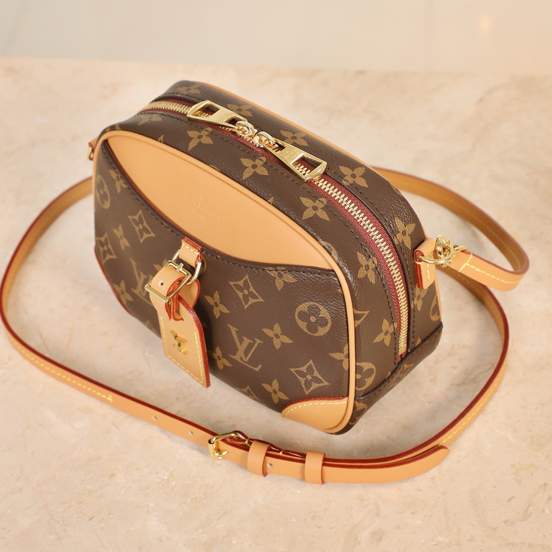 lv l**is V*t*n monogram canvas deauville mini m45528 22*15*7cm