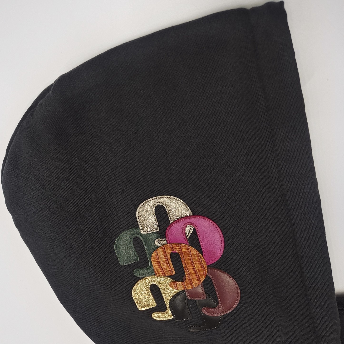 GALLERY hoodie （with Leather pattern）2024090301