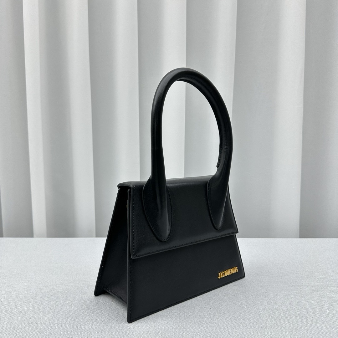 JACQUEMUS handbag black 24CM 2024091901