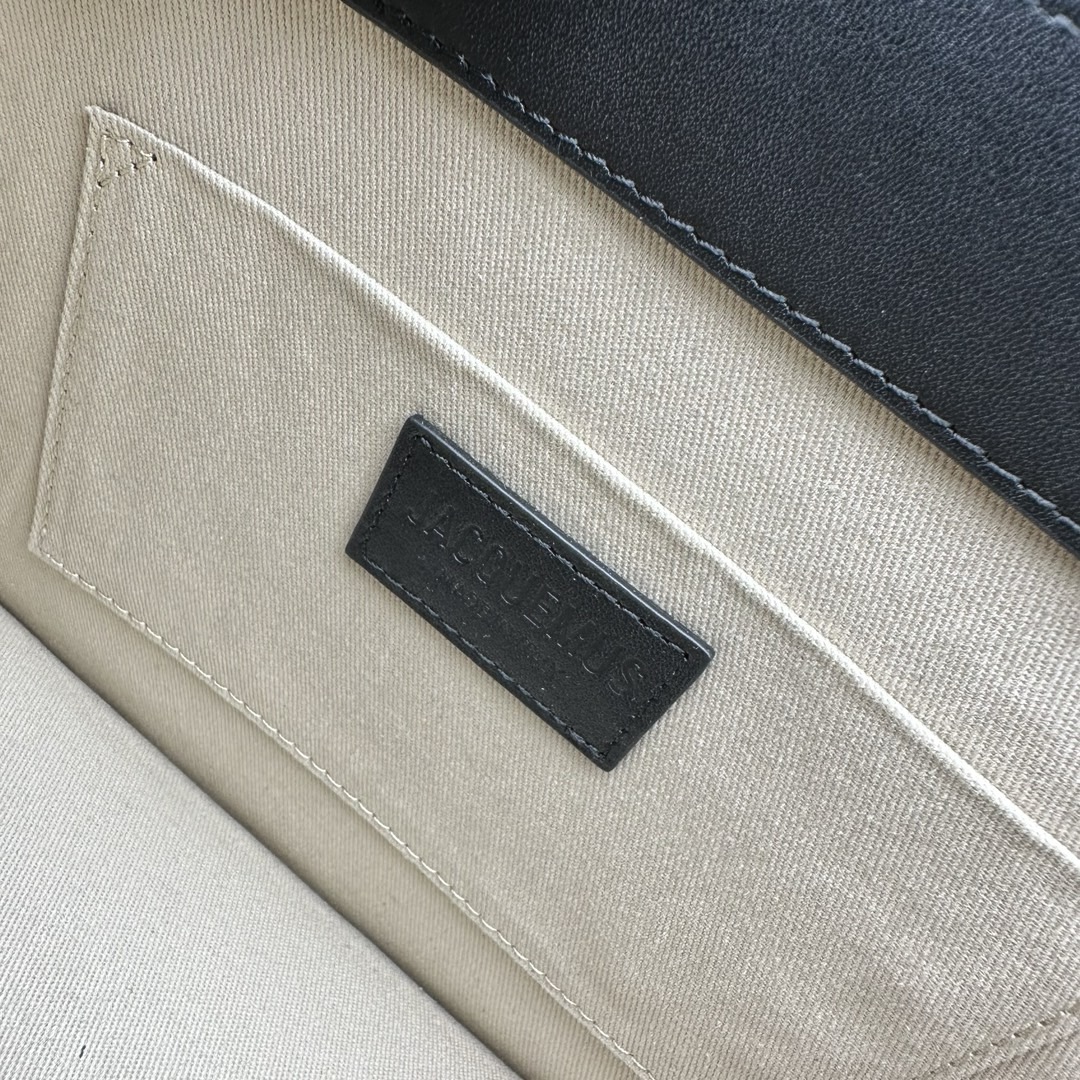 JACQUEMUS handbag black 24CM 2024091901