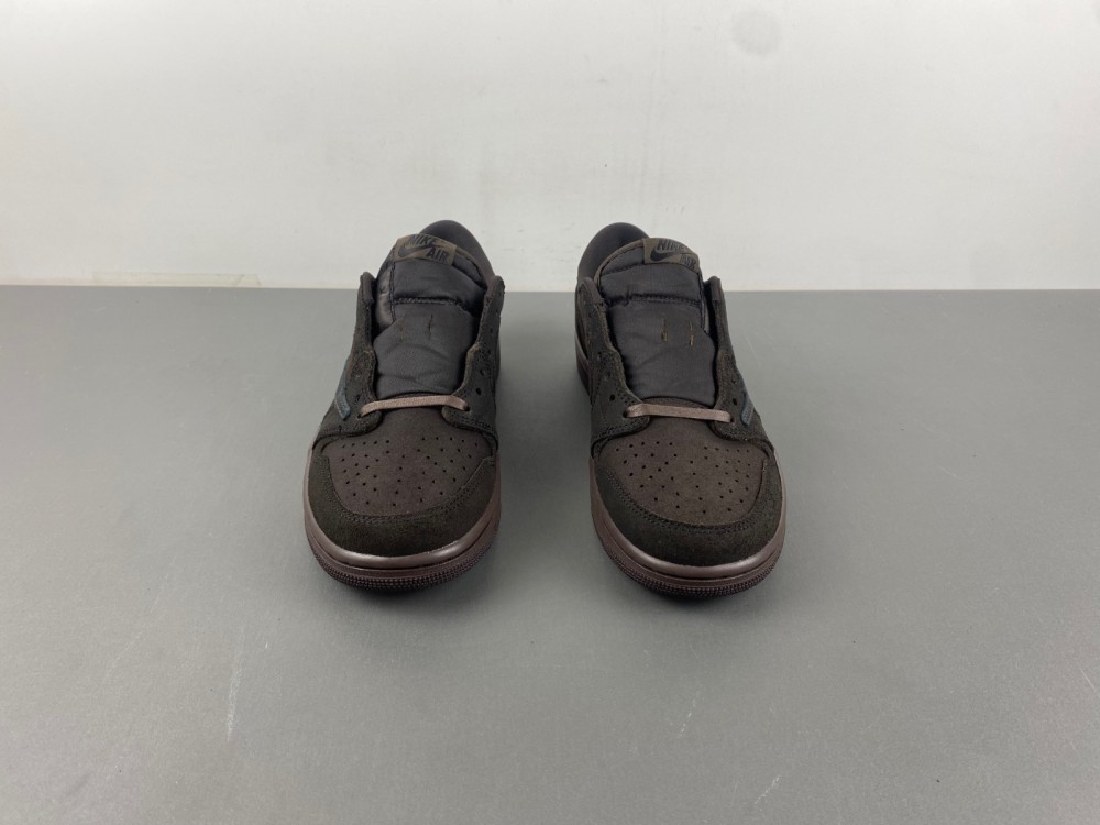 TRAVIS SCOTT X AIR JORDAN 1 LOW OG DARK MOCHA/BLACK/VELVET BROWN DM7866-202