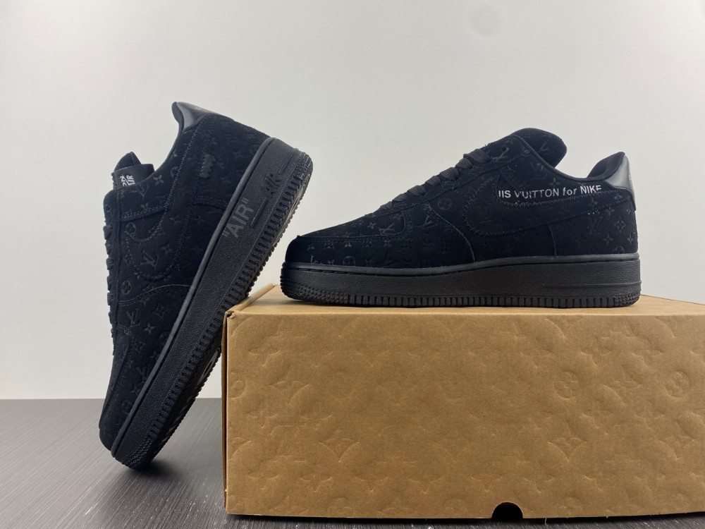 LV Nike Air Force 1 Low black 2024102401