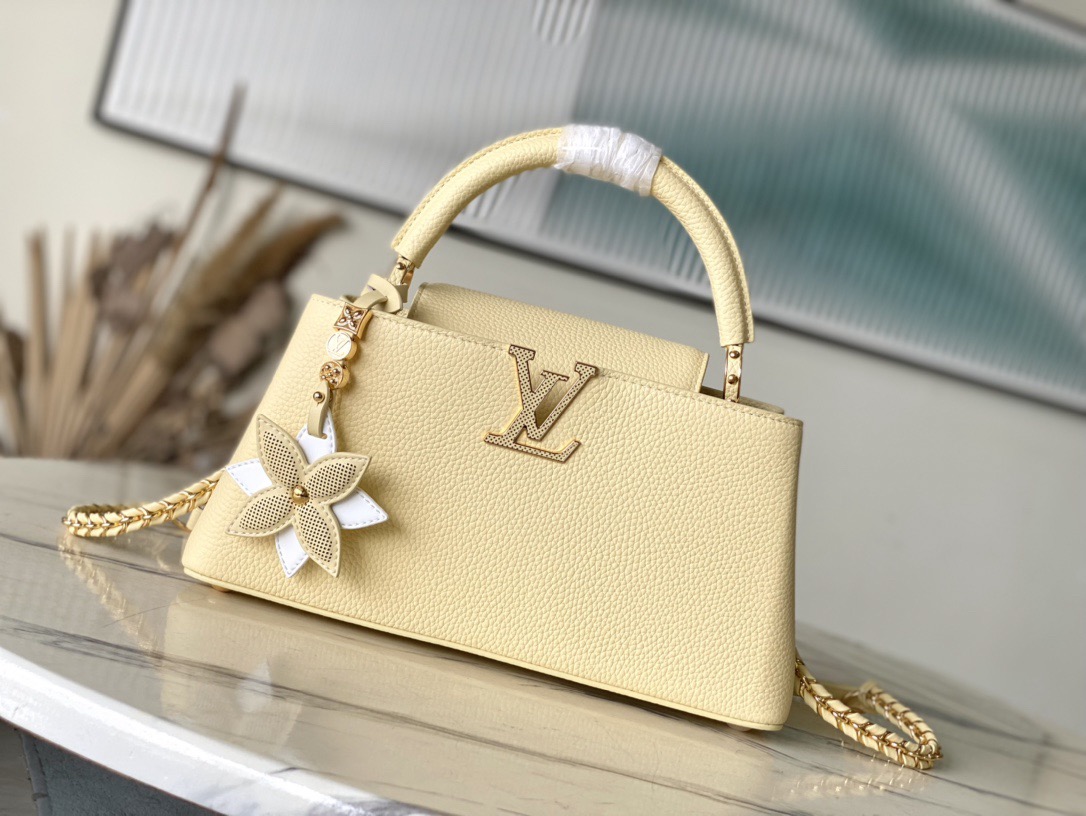 LV Capucines East-West taurillon 29*16.5*9CM