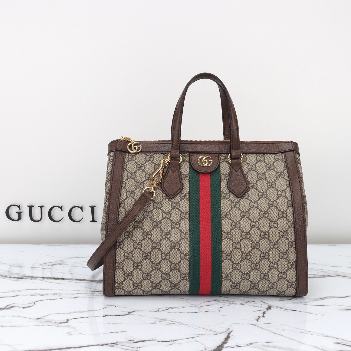 G*u*i ophidia medium top handle bag 33*24.5*17.5cm