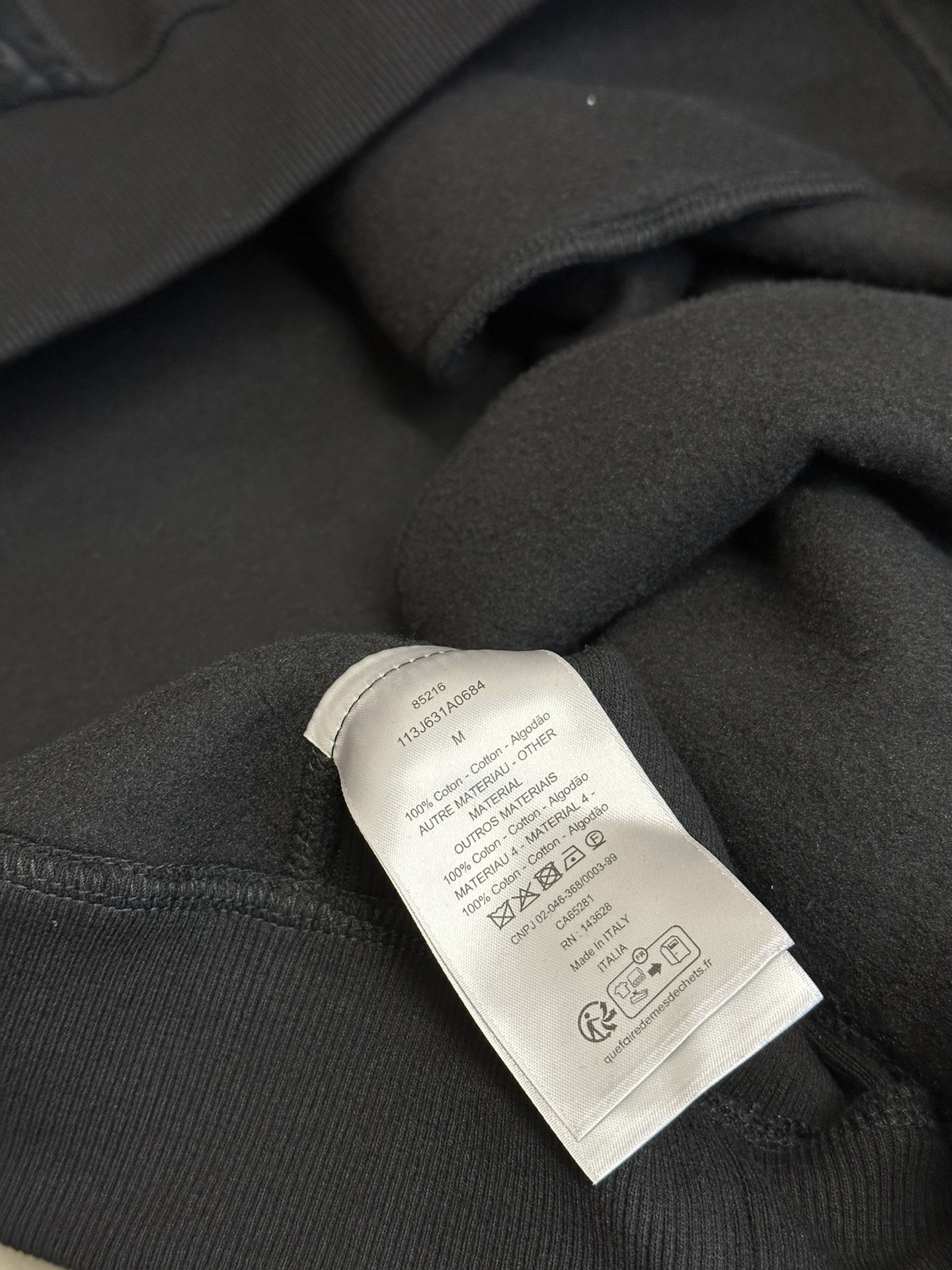 D*or hoodie black 2024102901
