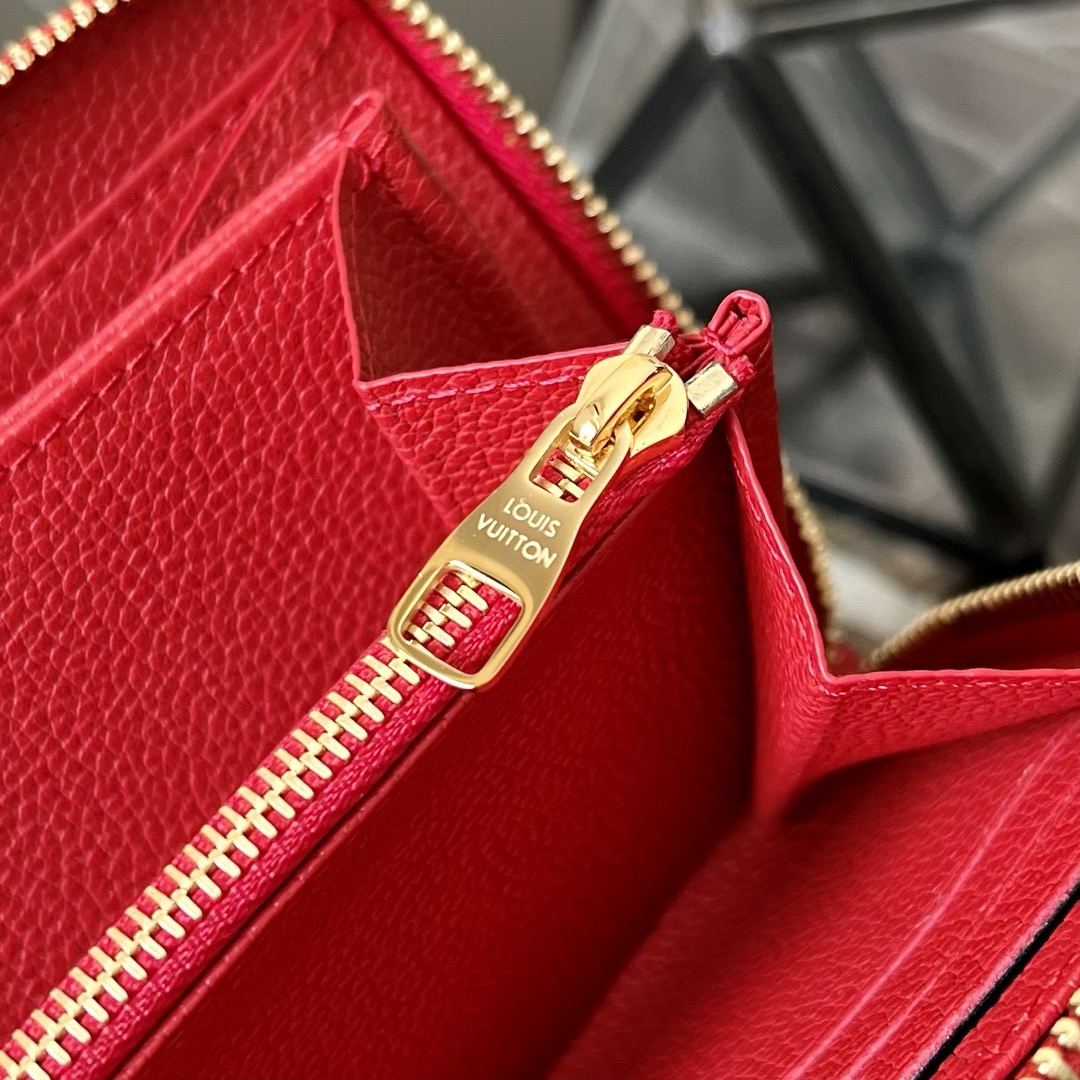 LV wallet red 19CM 2024110701