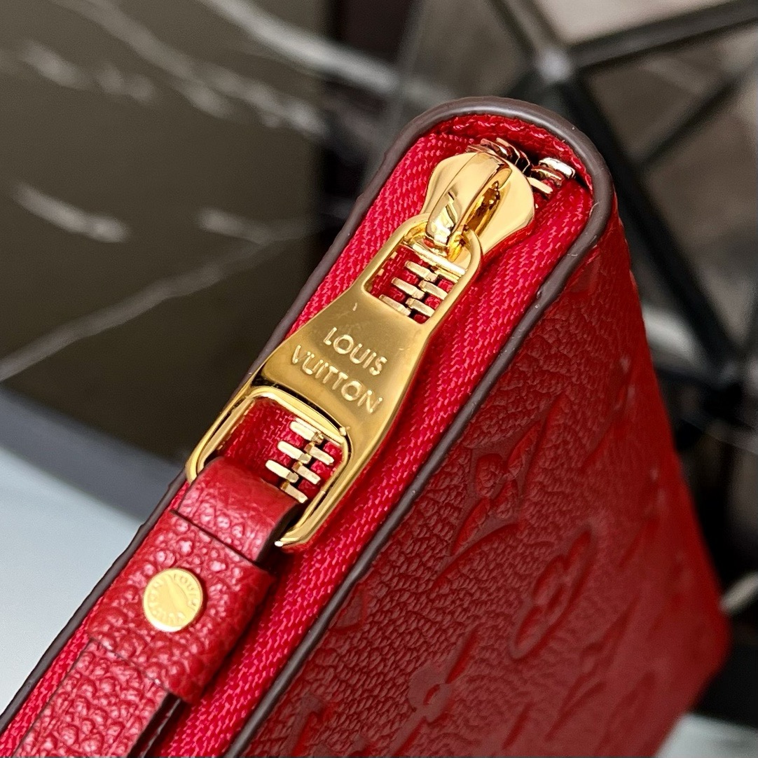 LV wallet red 19CM 2024110701