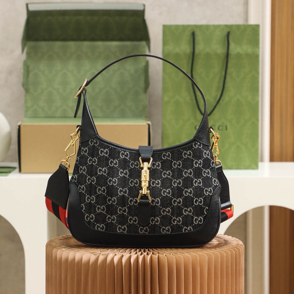 G*u*i jackie 1961 denim 28*19*4.5cm