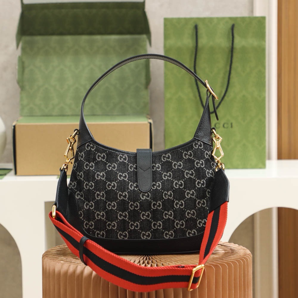 G*u*i jackie 1961 denim 28*19*4.5cm