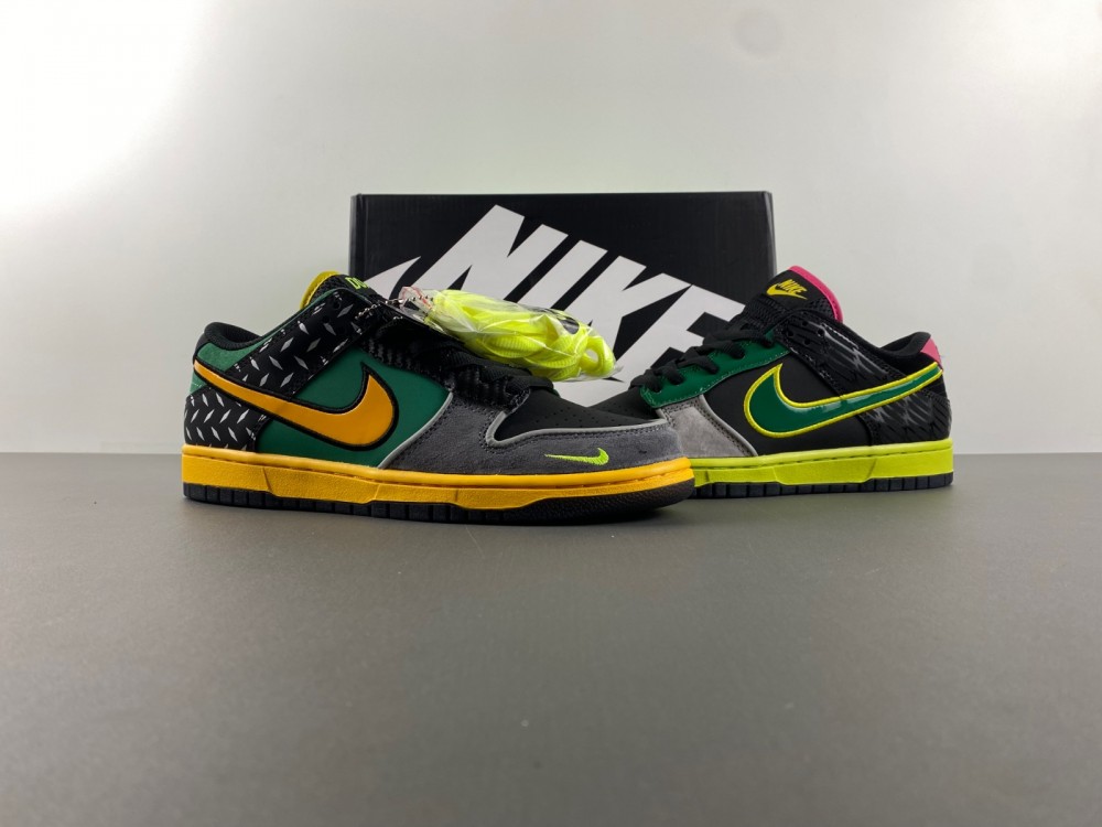 Nike Dunk Low What the Duck Home University of Oregon PE  HV1454-001