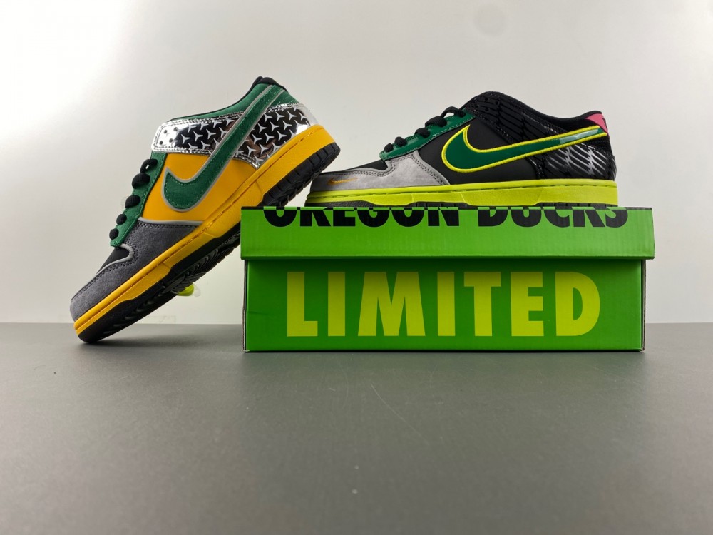 Nike Dunk Low What the Duck Home University of Oregon PE  HV1454-001
