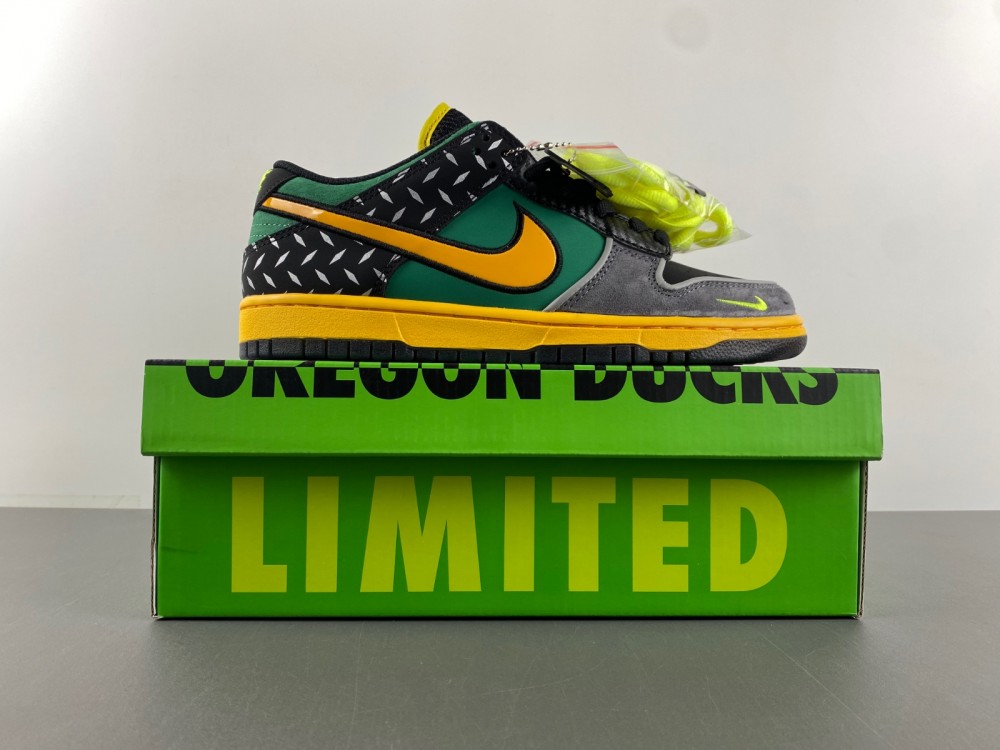 Nike Dunk Low What the Duck Home University of Oregon PE  HV1454-001