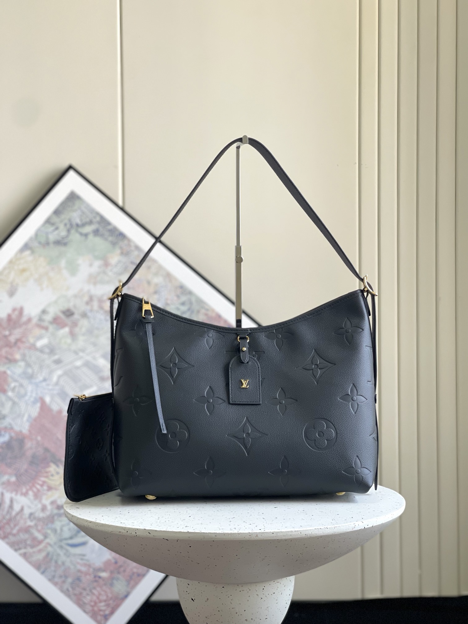LV Empreinte Monogram Giant CarryAll MM Black 39CM