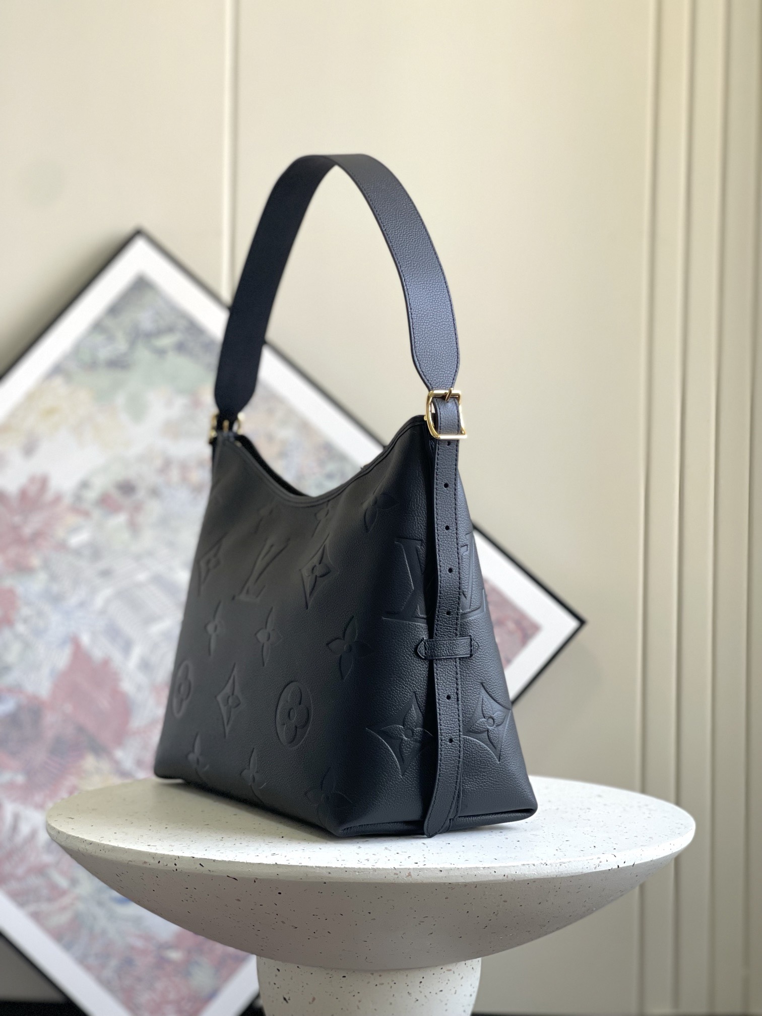 LV Empreinte Monogram Giant CarryAll MM Black 39CM