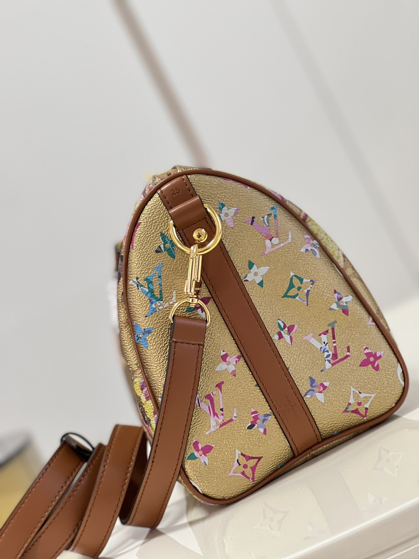 l**is V*t*n gold speedy flower garden bandouliere 25 m21317