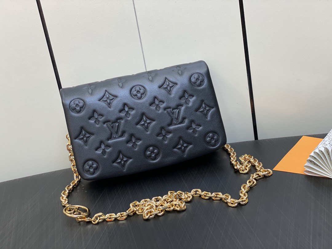 lv l**is V*t*n pochette coussin black m80742 20 x 14 x 8 cm