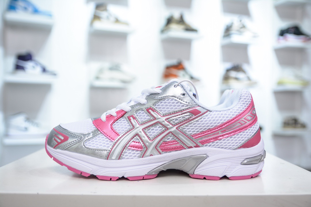 As*ic*s gel-1130 white pure silver pink  1202a507-100