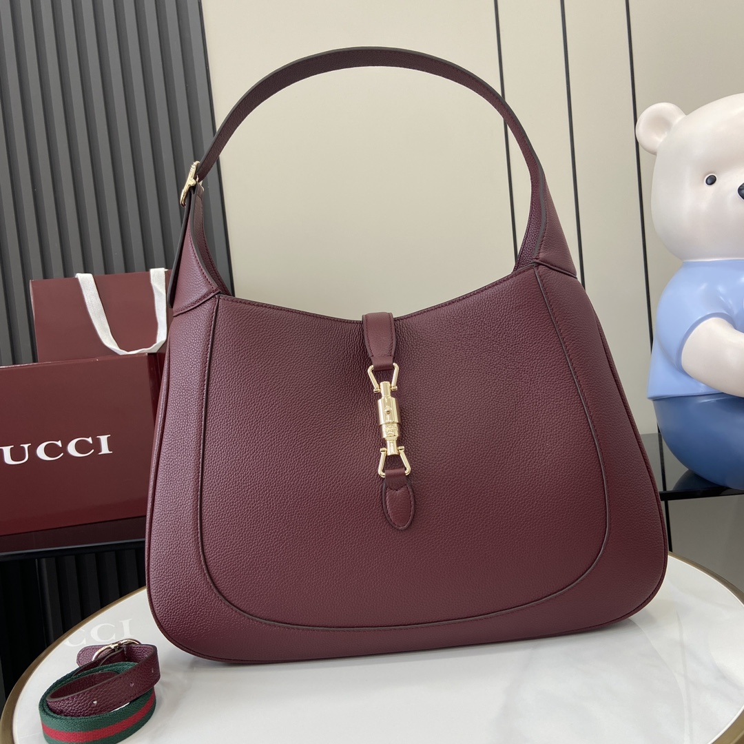 G*u*i jackie 1961 medium shoulder bag red 35x32x5.5cm