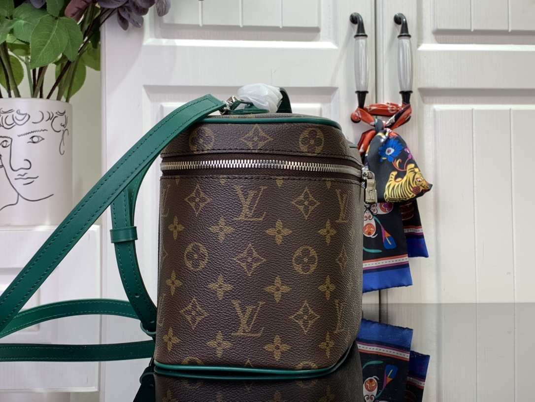 LV nice BB Monogram macassar vanity 18*14.5*24CM 2024121008