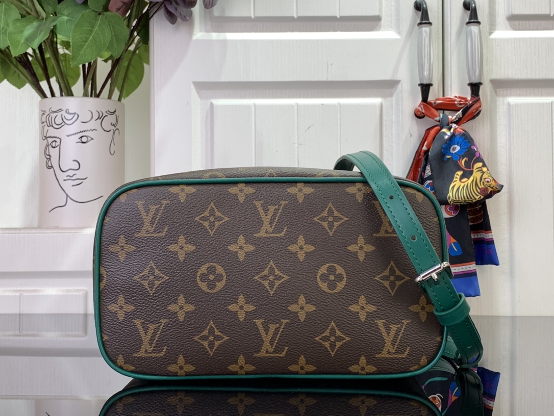 LV nice BB Monogram macassar vanity 18*14.5*24CM 2024121008
