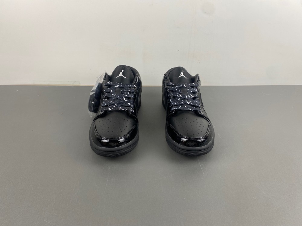 Jordan 1 Low SE Patent Elephant Black  HJ7743-010