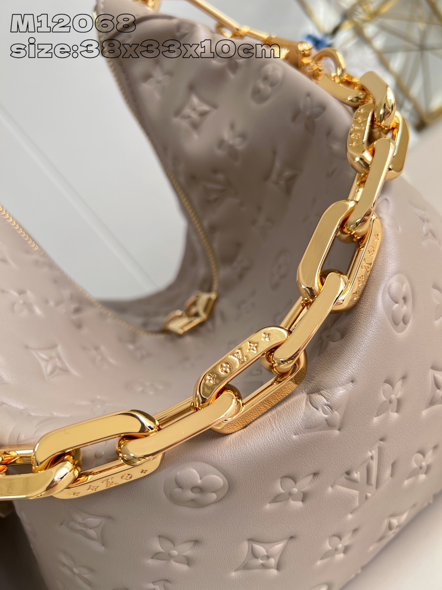 LV coussin hobo MM 38*33*10CM 2024122601