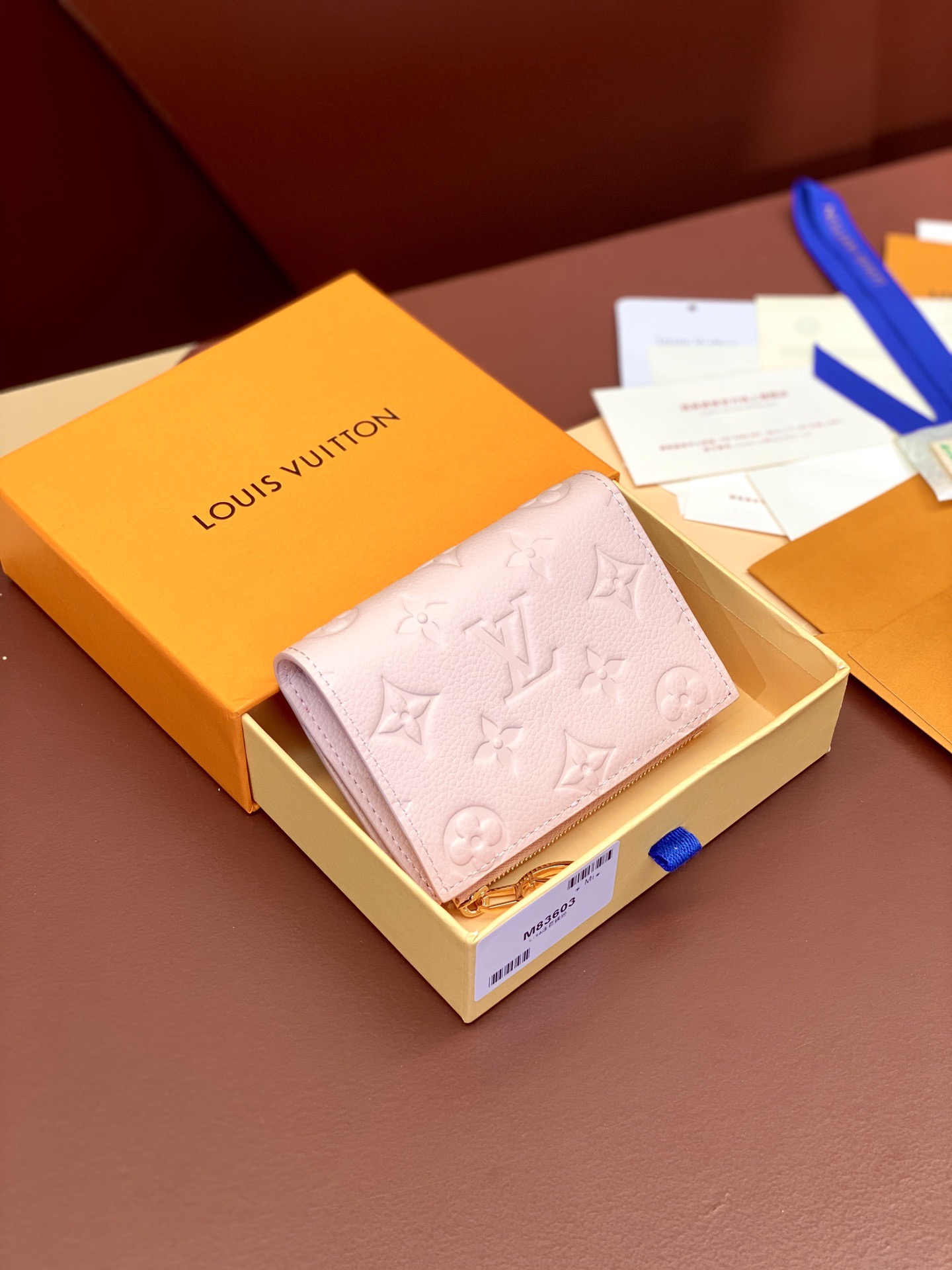 LV wallet pink 9*11.5*1.5CM 2024122701