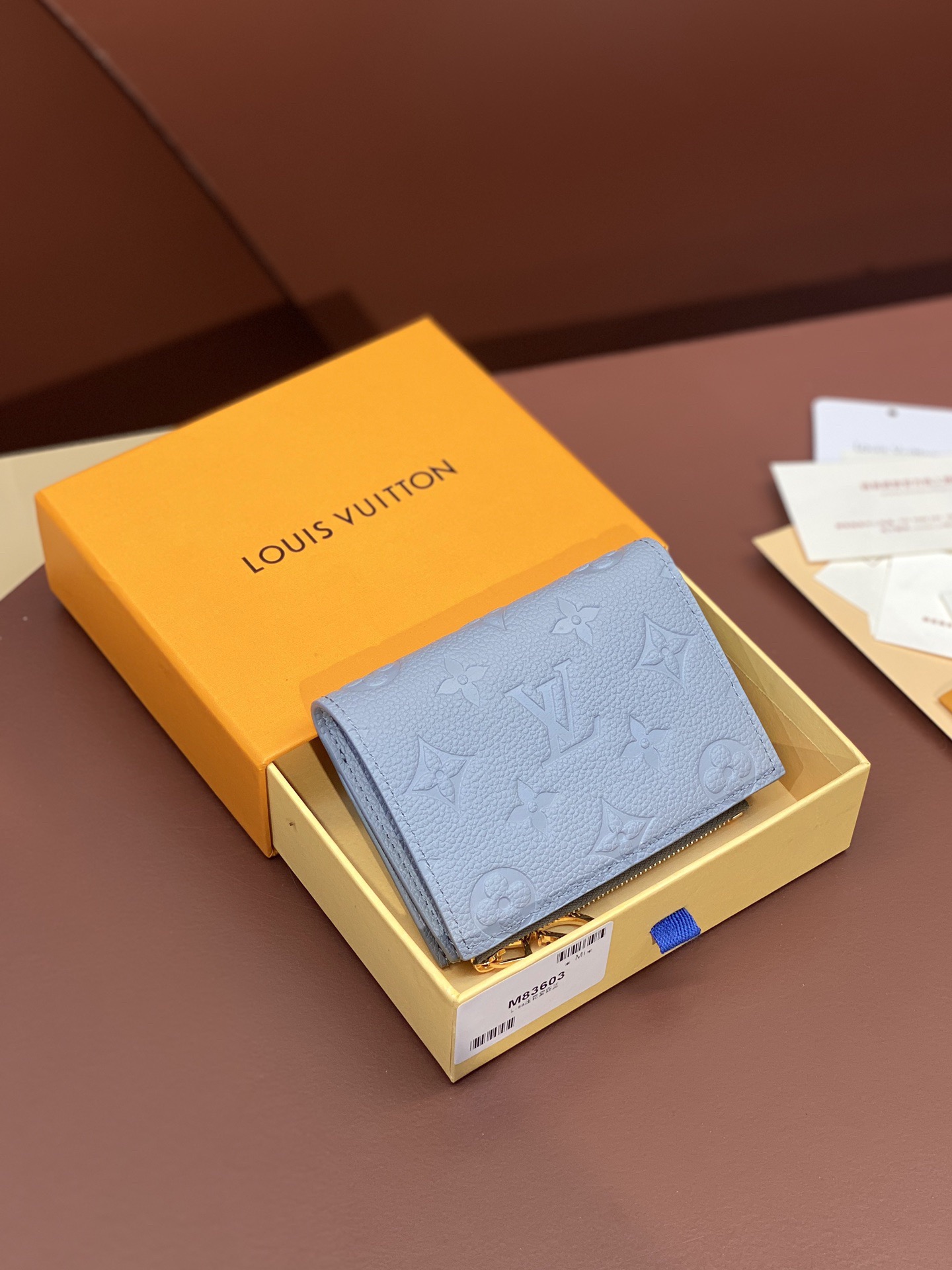 LV wallet blue 9*11.5*1.5CM 2024122702