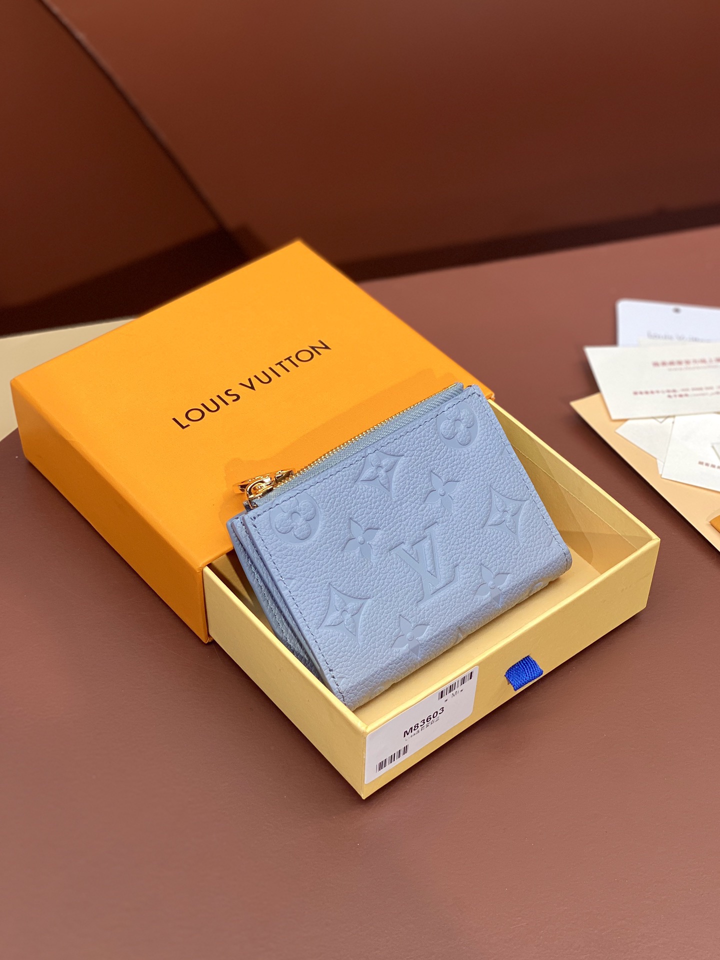 LV wallet blue 9*11.5*1.5CM 2024122702