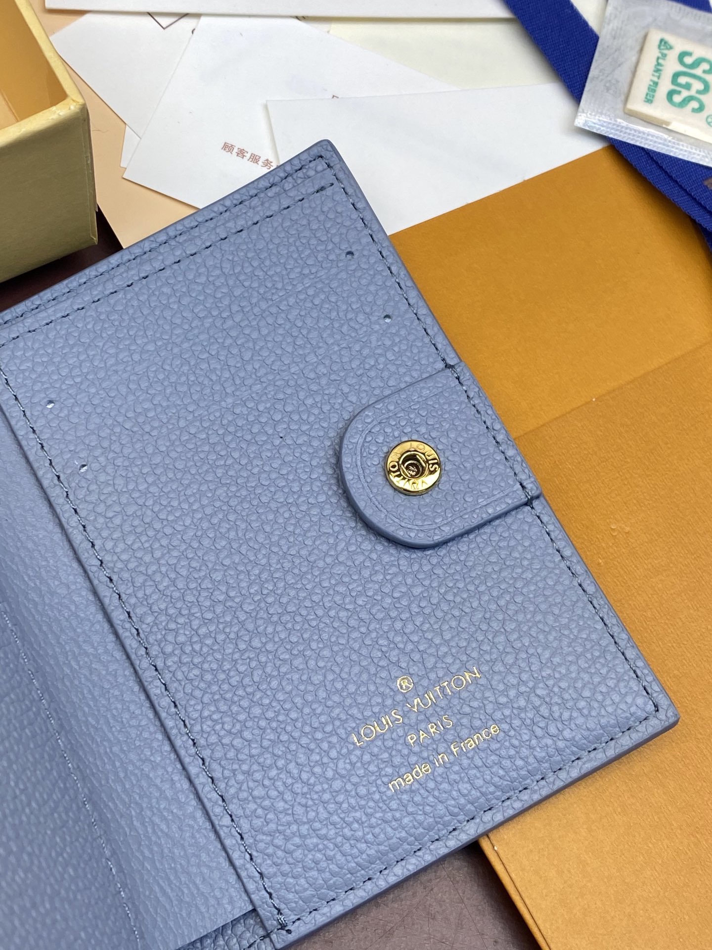 LV wallet blue 9*11.5*1.5CM 2024122702