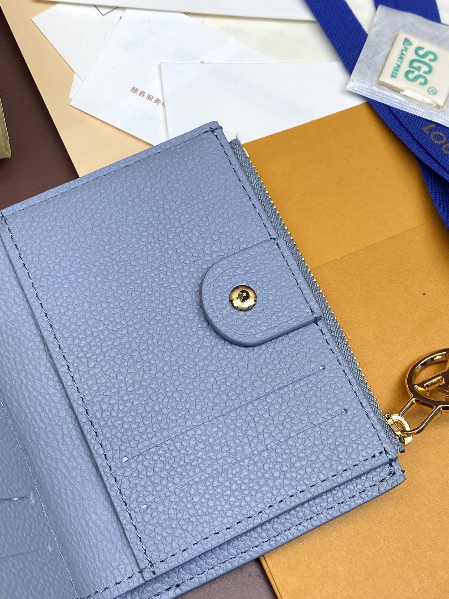 LV wallet blue 9*11.5*1.5CM 2024122702