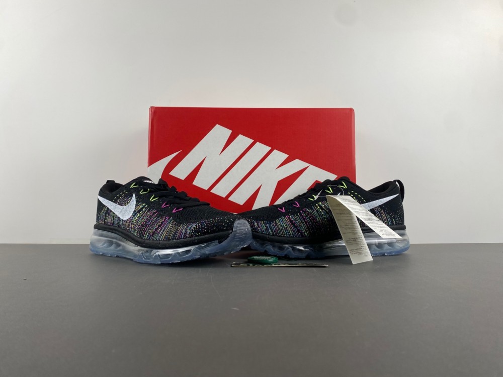 Nike Flyknit Air Max Black Multi-Color  620469-015