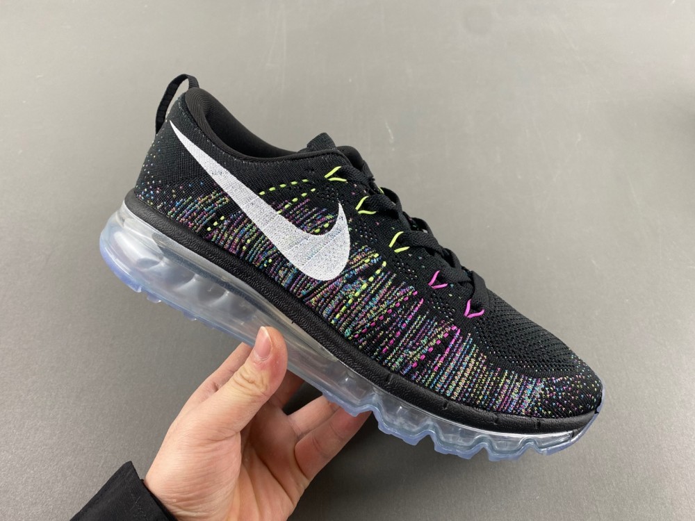 Nike Flyknit Air Max Black Multi-Color  620469-015