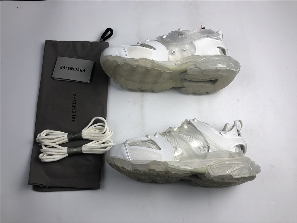 Ba1enc1aga Track Clear Sole White 647742W3BM19000